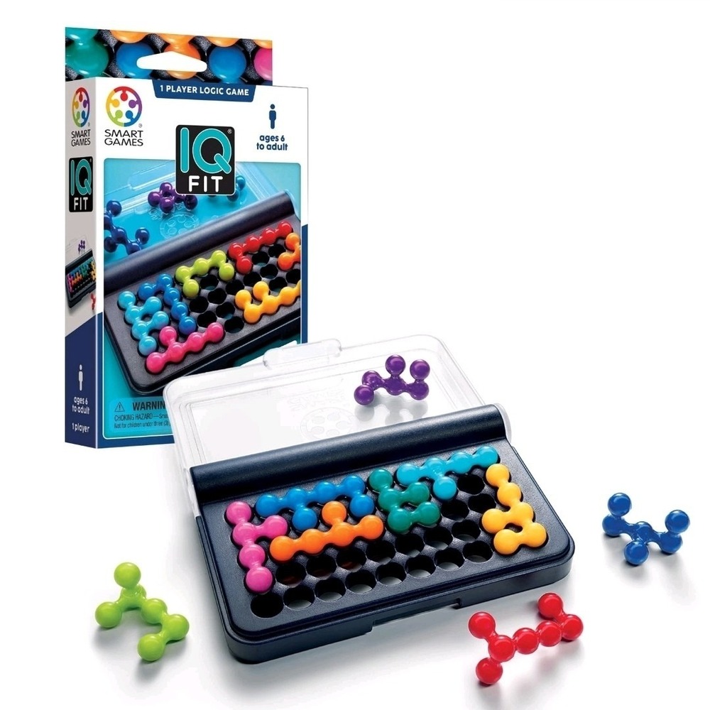 SmartGames - IQ Fit Bubbles, Logic Puzzle Game with 120 Challenges, Ages 6+